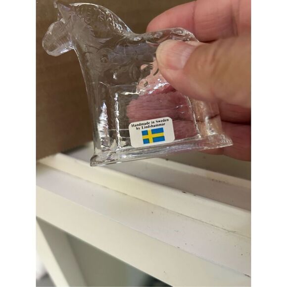 Lindshammer Swedish Crystal Horse - Picture 3 of 7